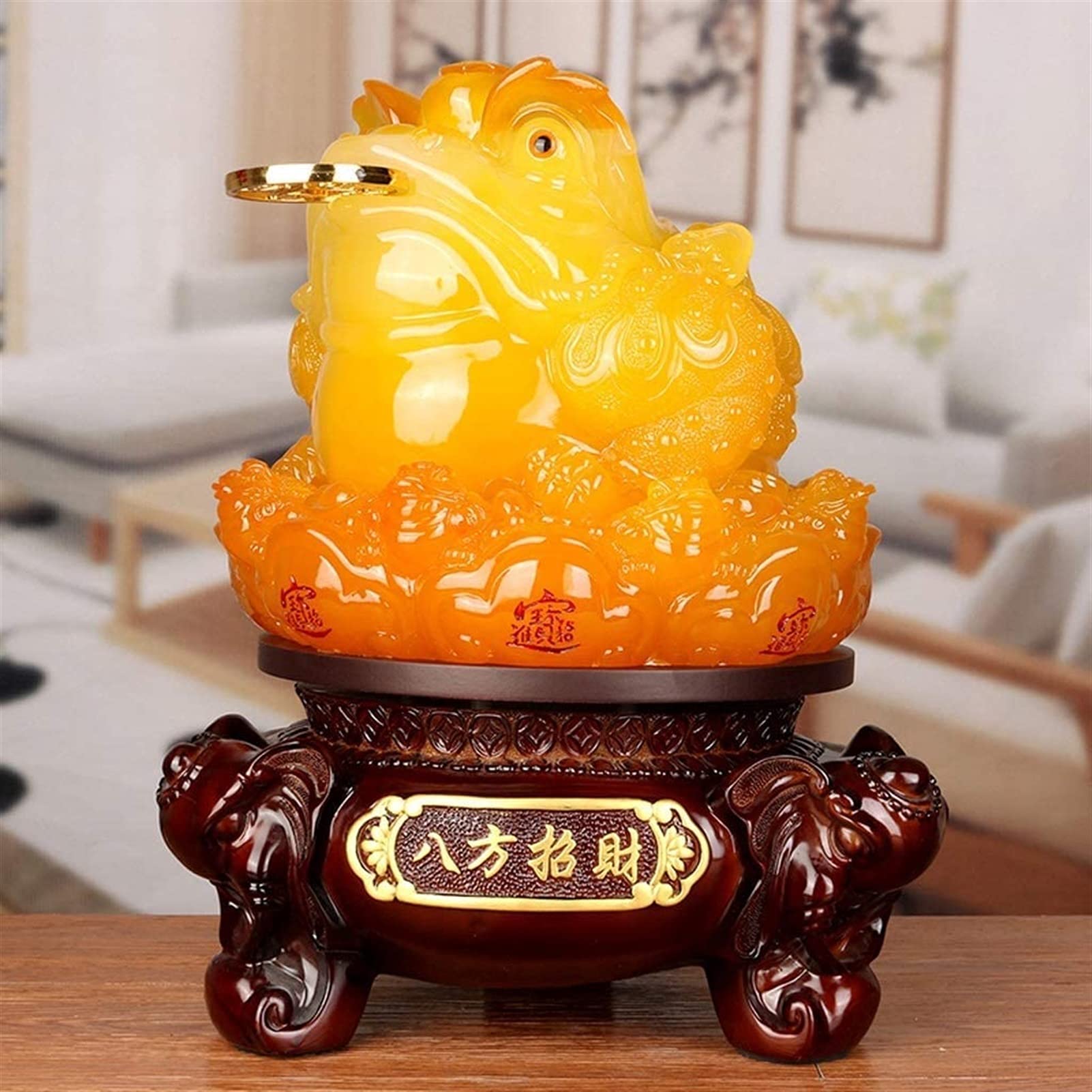 専用ページ　オブジェ　 N°5 彫刻 卓上 風水 お金 幸運の像 幸運 富 中国 カエル ヒキガエル コイン